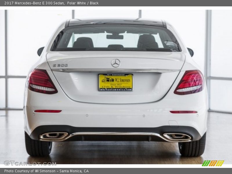 Polar White / Black 2017 Mercedes-Benz E 300 Sedan