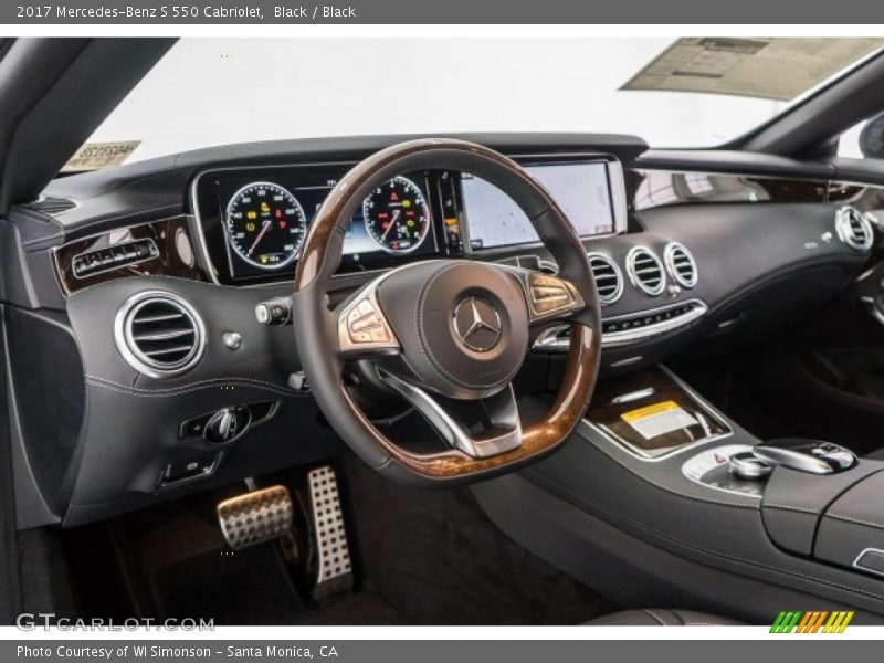 Black / Black 2017 Mercedes-Benz S 550 Cabriolet