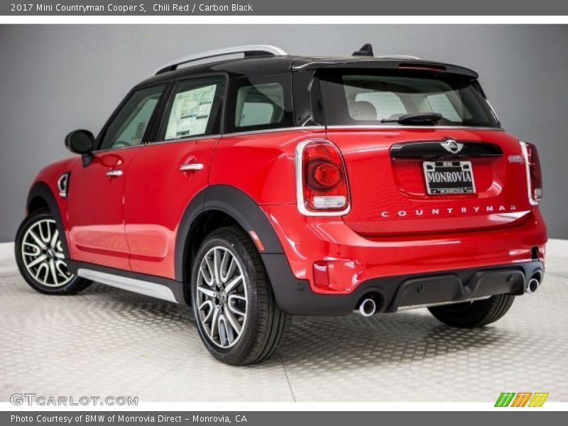 Chili Red / Carbon Black 2017 Mini Countryman Cooper S