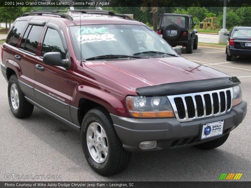 Sienna Pearl / Agate 2001 Jeep Grand Cherokee Laredo