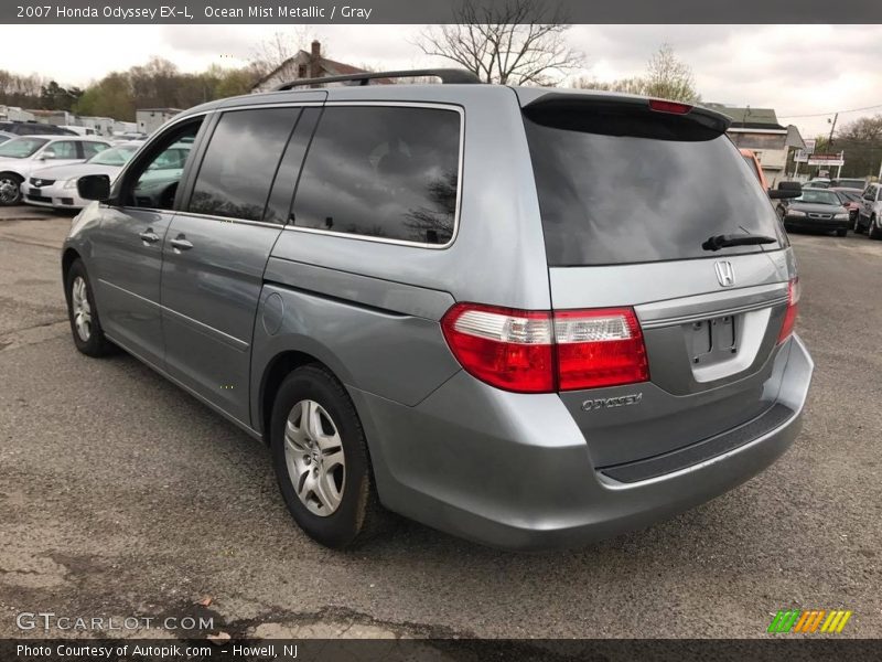 Ocean Mist Metallic / Gray 2007 Honda Odyssey EX-L