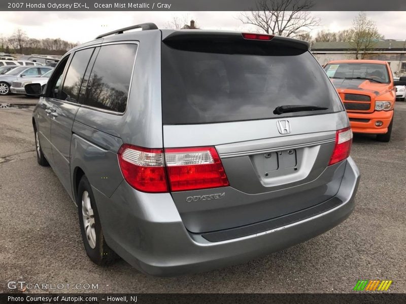 Ocean Mist Metallic / Gray 2007 Honda Odyssey EX-L