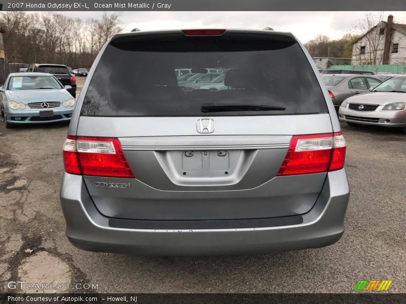 Ocean Mist Metallic / Gray 2007 Honda Odyssey EX-L
