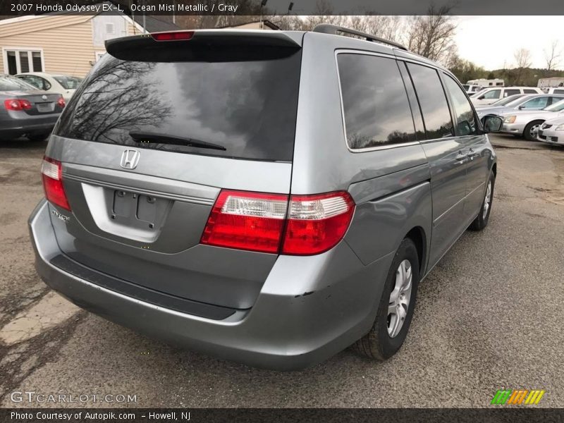 Ocean Mist Metallic / Gray 2007 Honda Odyssey EX-L