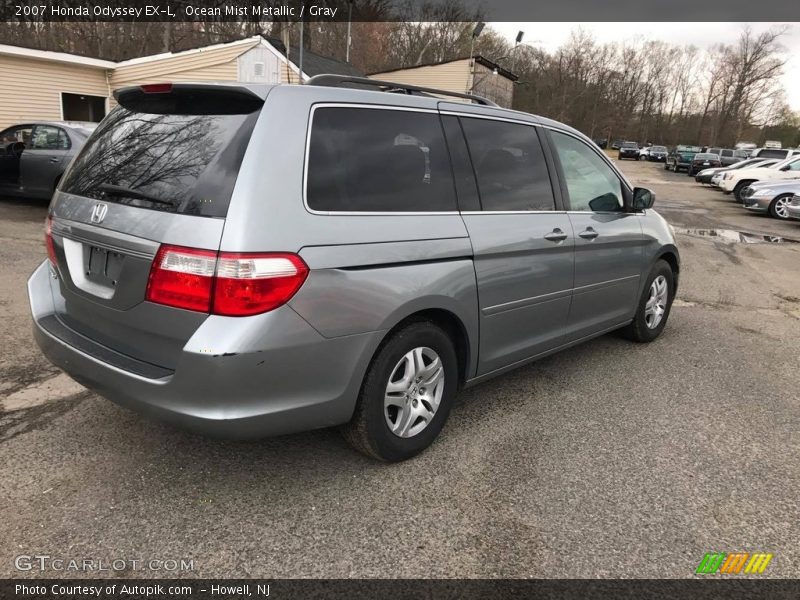 Ocean Mist Metallic / Gray 2007 Honda Odyssey EX-L