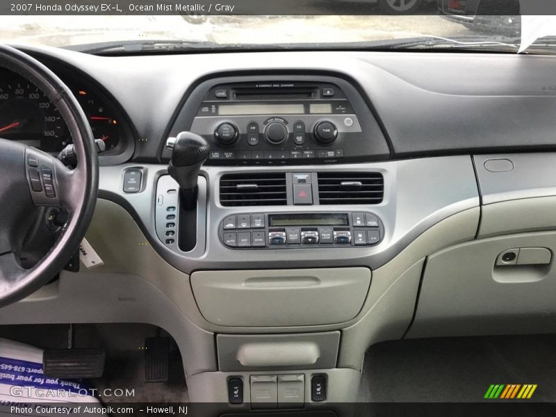 Ocean Mist Metallic / Gray 2007 Honda Odyssey EX-L