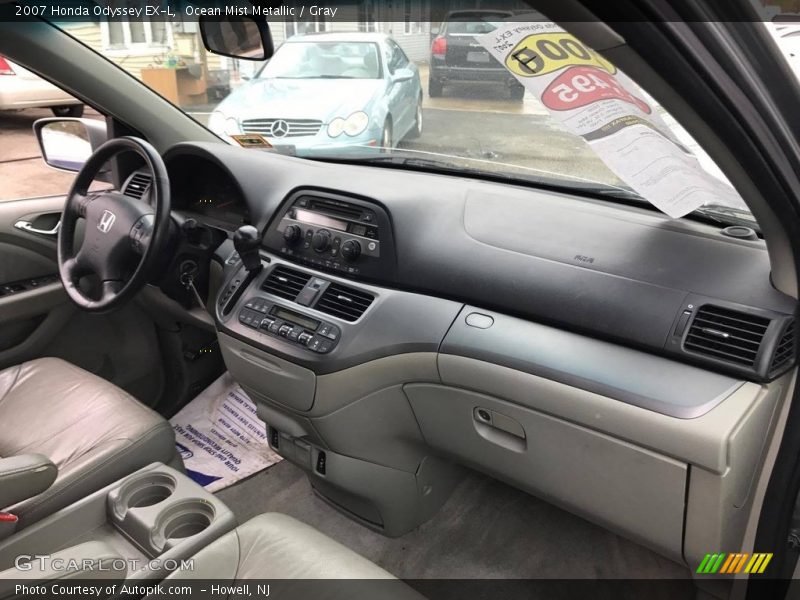 Ocean Mist Metallic / Gray 2007 Honda Odyssey EX-L