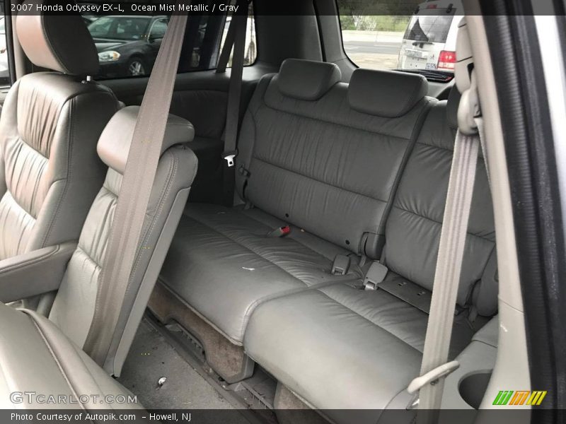 Ocean Mist Metallic / Gray 2007 Honda Odyssey EX-L