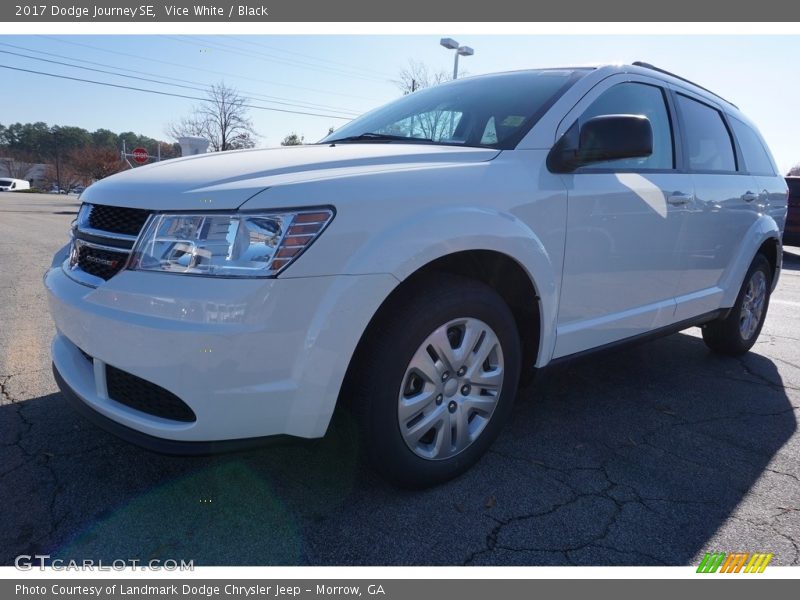 Vice White / Black 2017 Dodge Journey SE