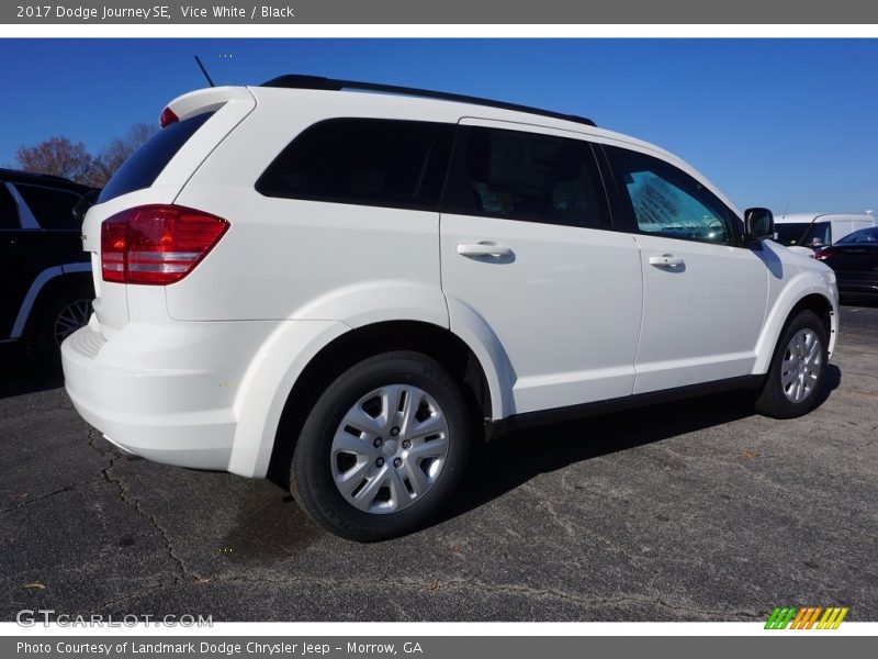 Vice White / Black 2017 Dodge Journey SE