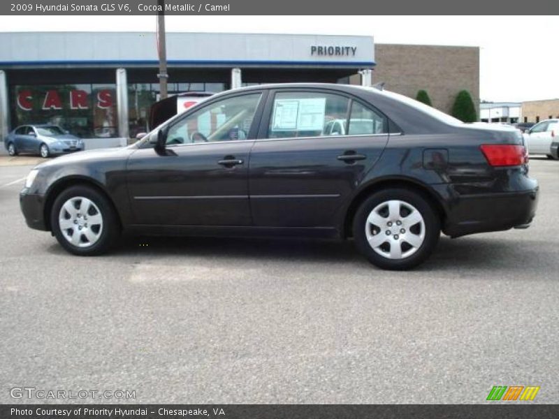Cocoa Metallic / Camel 2009 Hyundai Sonata GLS V6