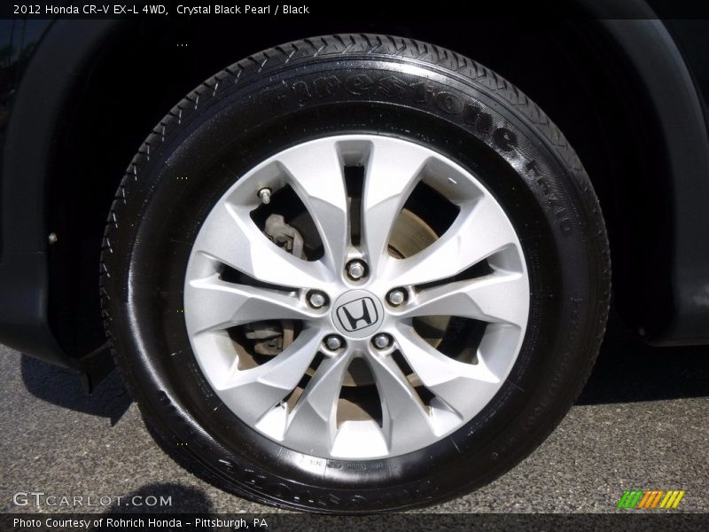 Crystal Black Pearl / Black 2012 Honda CR-V EX-L 4WD