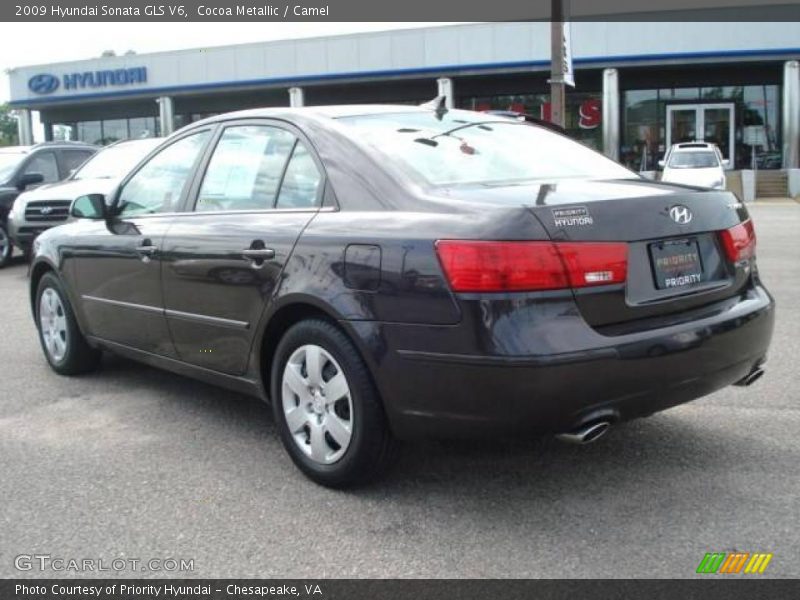 Cocoa Metallic / Camel 2009 Hyundai Sonata GLS V6