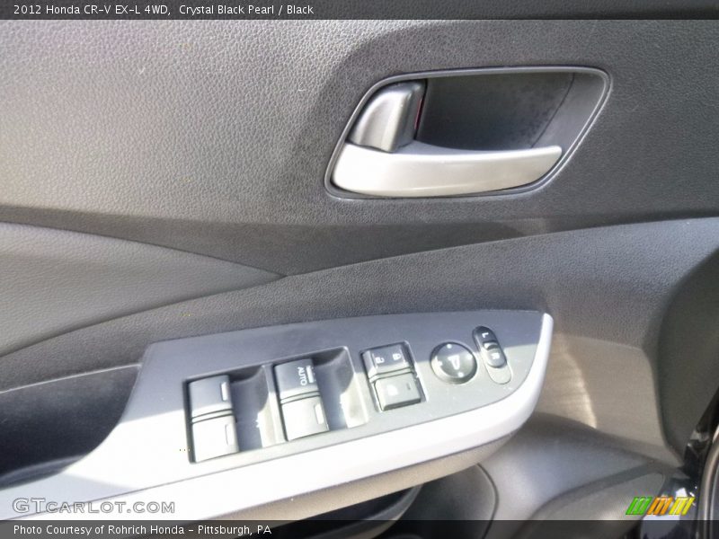 Crystal Black Pearl / Black 2012 Honda CR-V EX-L 4WD