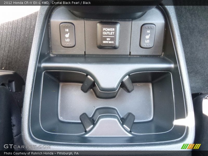 Crystal Black Pearl / Black 2012 Honda CR-V EX-L 4WD