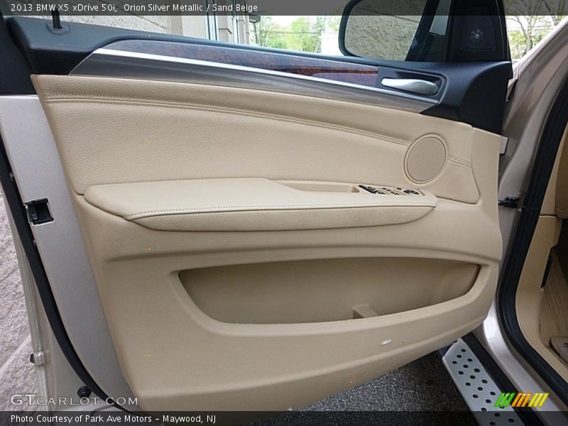 Orion Silver Metallic / Sand Beige 2013 BMW X5 xDrive 50i