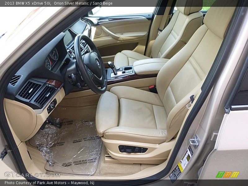  2013 X5 xDrive 50i Sand Beige Interior