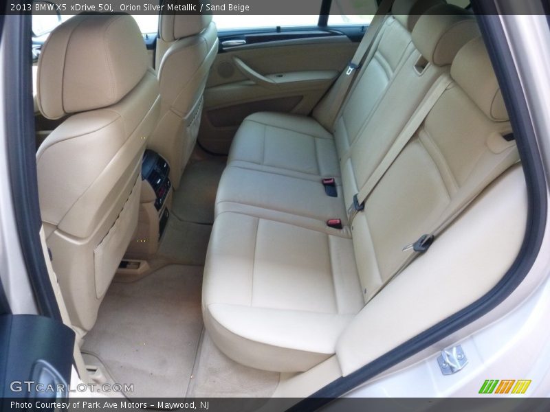 Rear Seat of 2013 X5 xDrive 50i