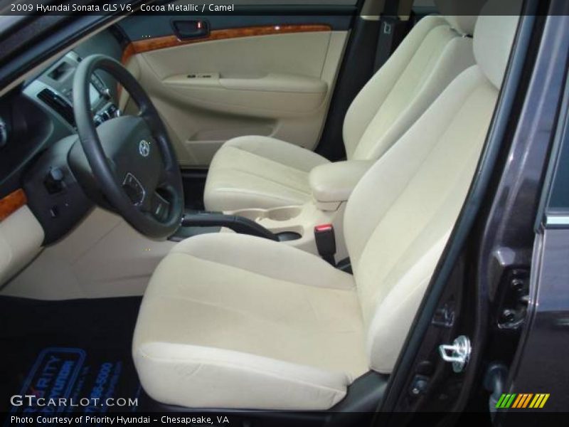 Cocoa Metallic / Camel 2009 Hyundai Sonata GLS V6