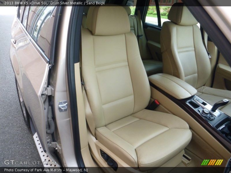 Orion Silver Metallic / Sand Beige 2013 BMW X5 xDrive 50i