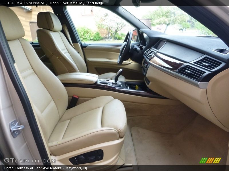 Orion Silver Metallic / Sand Beige 2013 BMW X5 xDrive 50i