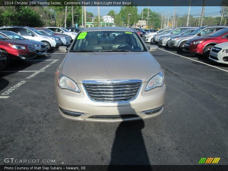 Cashmere Pearl / Black/Light Frost Beige 2014 Chrysler 200 Touring Sedan