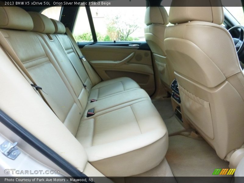 Orion Silver Metallic / Sand Beige 2013 BMW X5 xDrive 50i