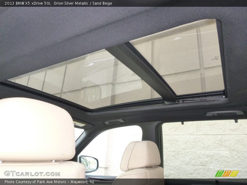 Sunroof of 2013 X5 xDrive 50i