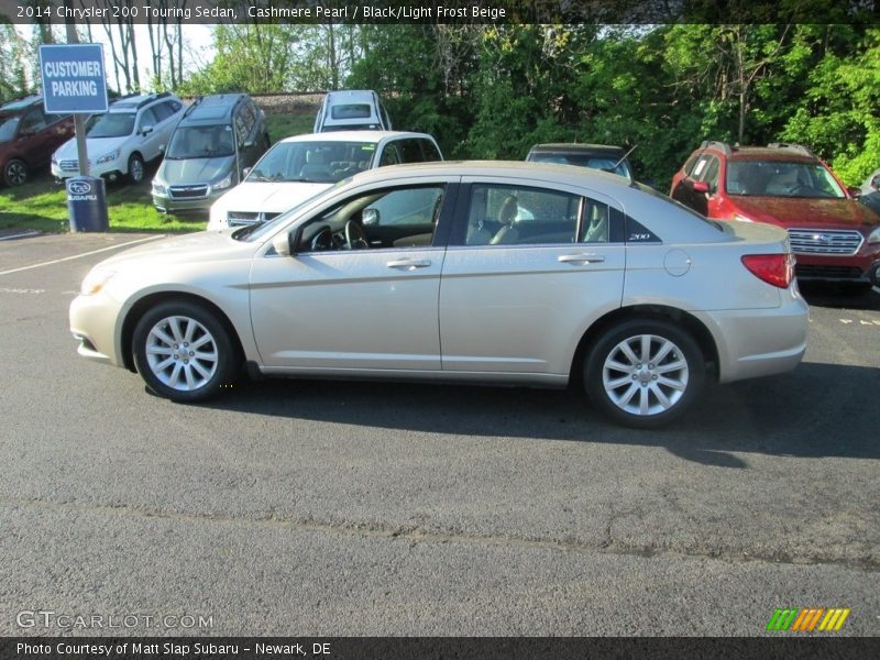 Cashmere Pearl / Black/Light Frost Beige 2014 Chrysler 200 Touring Sedan