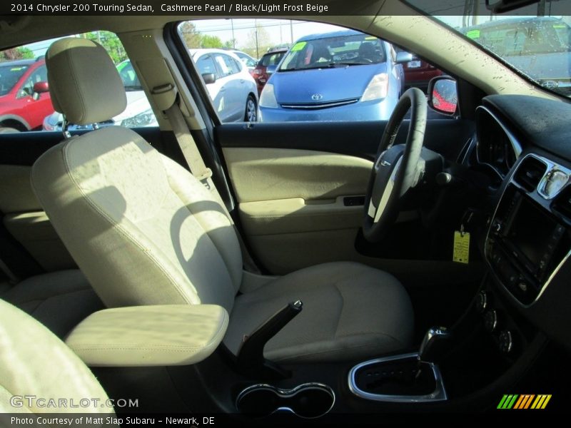Cashmere Pearl / Black/Light Frost Beige 2014 Chrysler 200 Touring Sedan