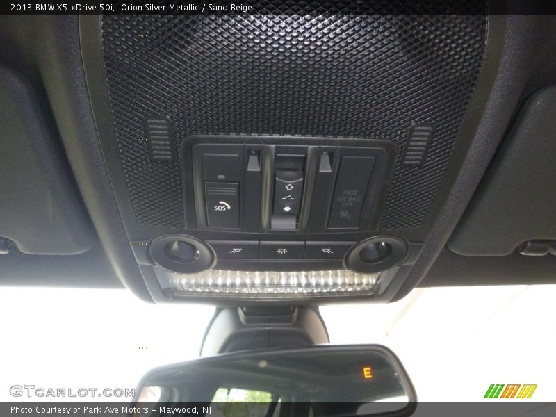 Orion Silver Metallic / Sand Beige 2013 BMW X5 xDrive 50i