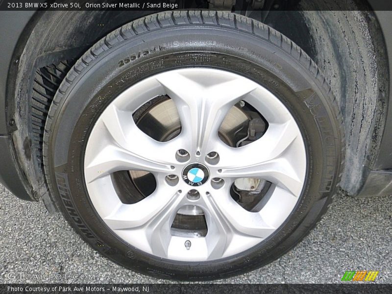 Orion Silver Metallic / Sand Beige 2013 BMW X5 xDrive 50i