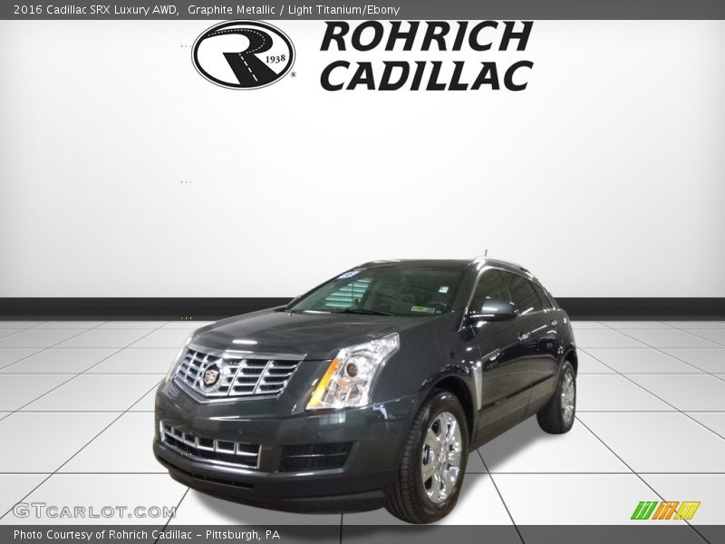 Graphite Metallic / Light Titanium/Ebony 2016 Cadillac SRX Luxury AWD