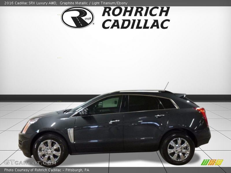 Graphite Metallic / Light Titanium/Ebony 2016 Cadillac SRX Luxury AWD