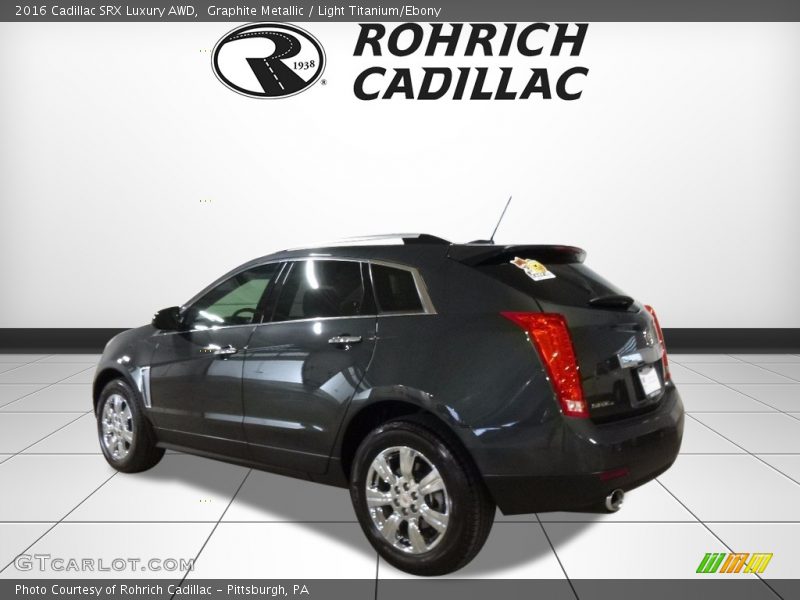 Graphite Metallic / Light Titanium/Ebony 2016 Cadillac SRX Luxury AWD