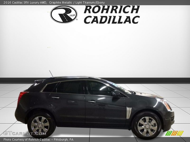 Graphite Metallic / Light Titanium/Ebony 2016 Cadillac SRX Luxury AWD