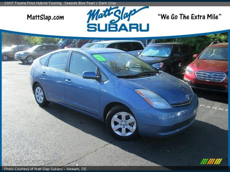 Seaside Blue Pearl / Dark Gray 2007 Toyota Prius Hybrid Touring