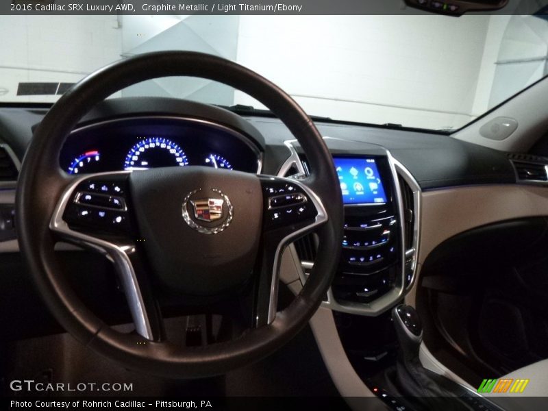Graphite Metallic / Light Titanium/Ebony 2016 Cadillac SRX Luxury AWD