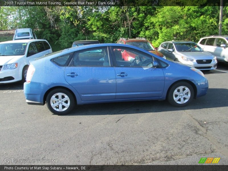 Seaside Blue Pearl / Dark Gray 2007 Toyota Prius Hybrid Touring
