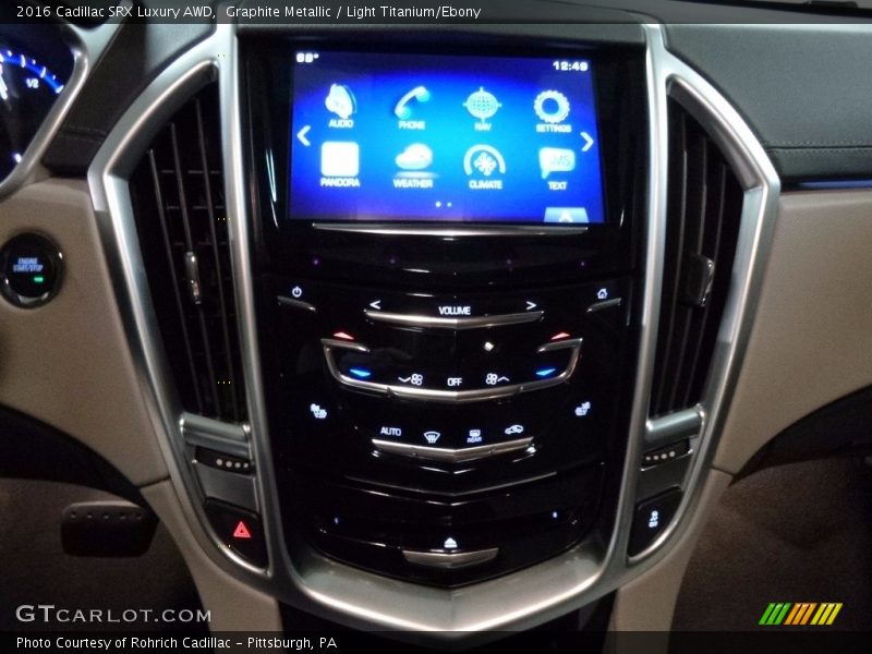 Graphite Metallic / Light Titanium/Ebony 2016 Cadillac SRX Luxury AWD