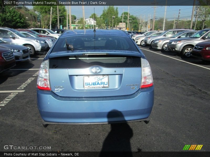 Seaside Blue Pearl / Dark Gray 2007 Toyota Prius Hybrid Touring