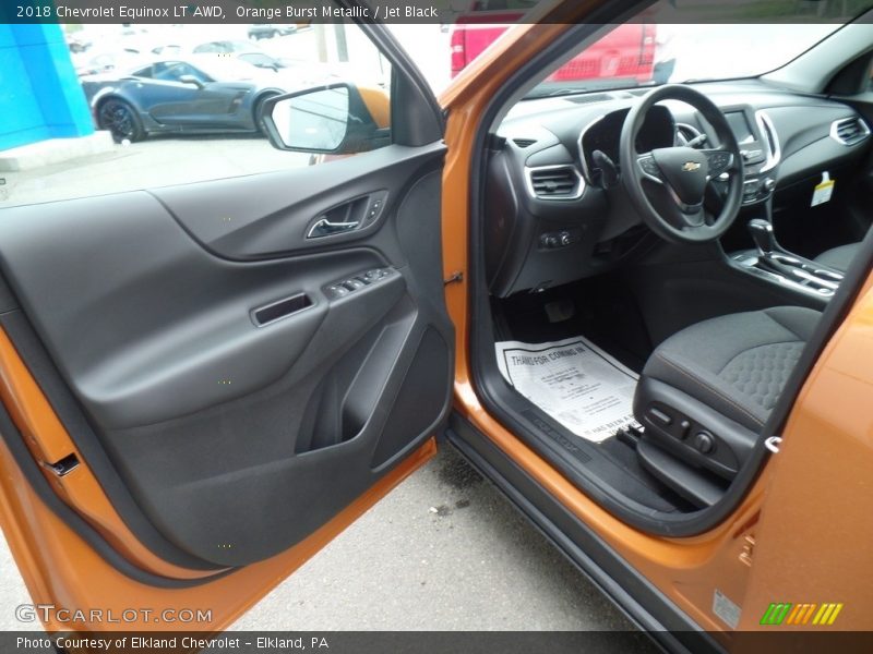 Orange Burst Metallic / Jet Black 2018 Chevrolet Equinox LT AWD