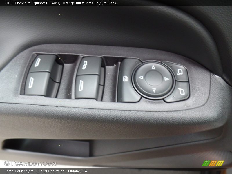Orange Burst Metallic / Jet Black 2018 Chevrolet Equinox LT AWD