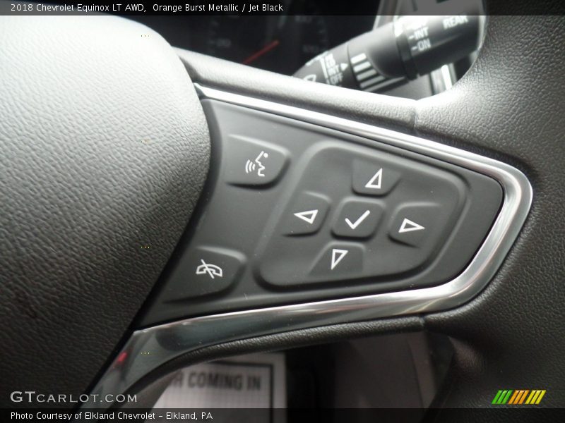 Orange Burst Metallic / Jet Black 2018 Chevrolet Equinox LT AWD