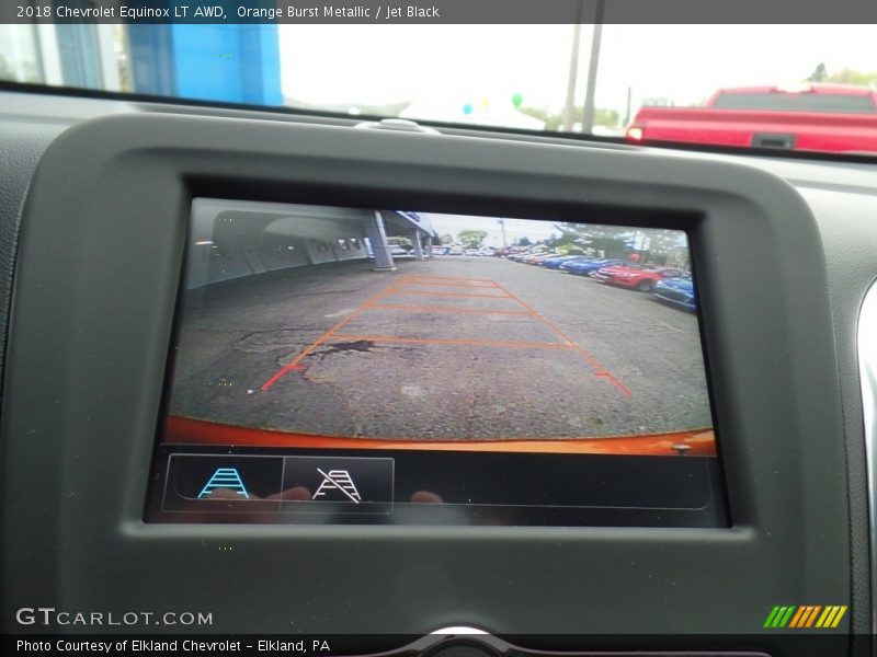 Orange Burst Metallic / Jet Black 2018 Chevrolet Equinox LT AWD