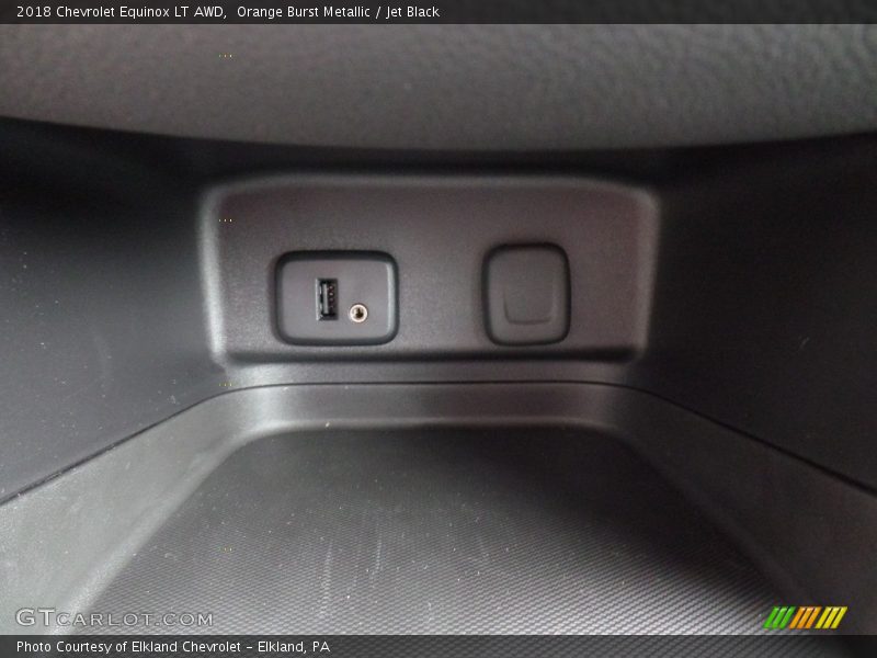 Orange Burst Metallic / Jet Black 2018 Chevrolet Equinox LT AWD