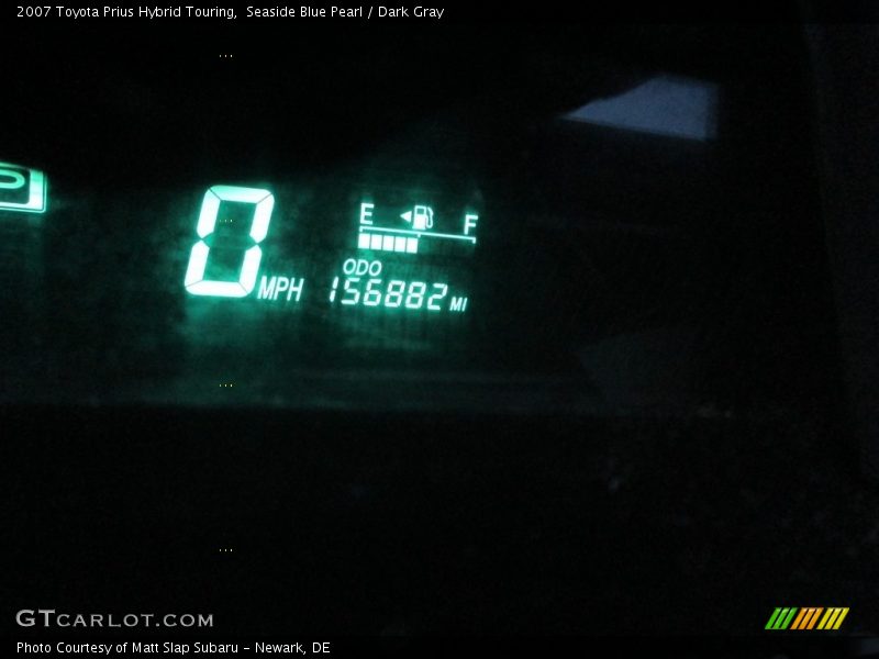 Seaside Blue Pearl / Dark Gray 2007 Toyota Prius Hybrid Touring