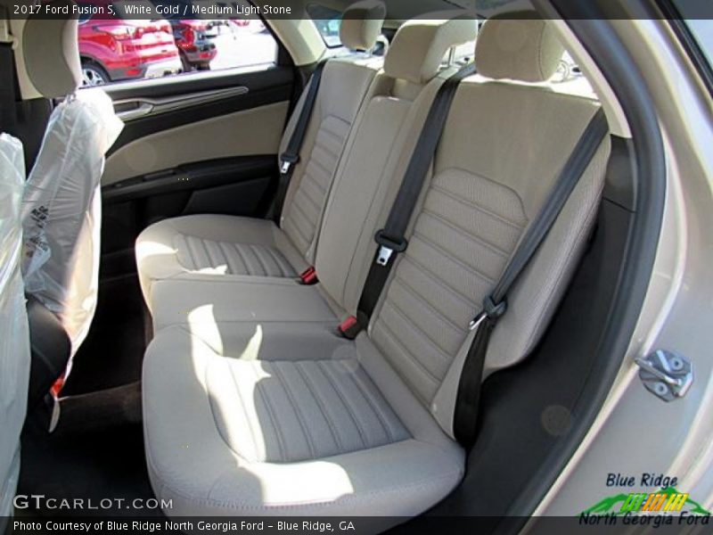 White Gold / Medium Light Stone 2017 Ford Fusion S