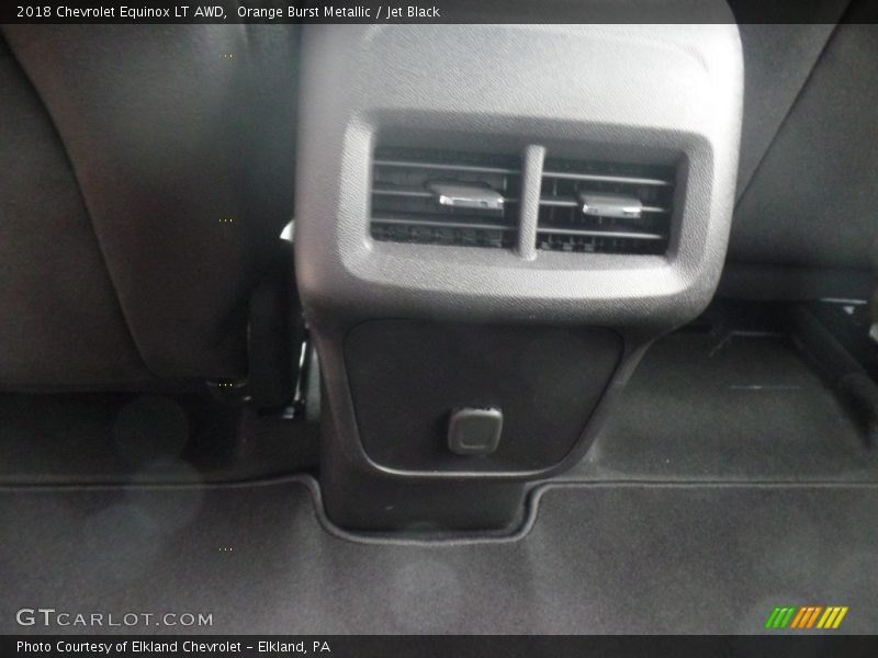 Orange Burst Metallic / Jet Black 2018 Chevrolet Equinox LT AWD