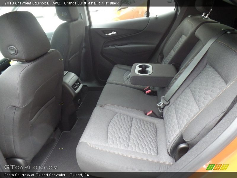 Orange Burst Metallic / Jet Black 2018 Chevrolet Equinox LT AWD